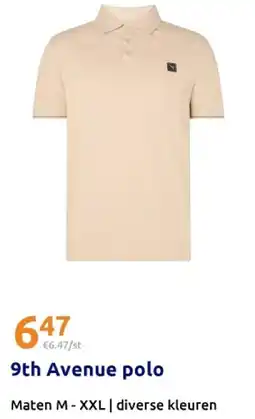 Action 9th Avenue polo aanbieding