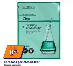 Action Koreaans gezichtsmasker aanbieding