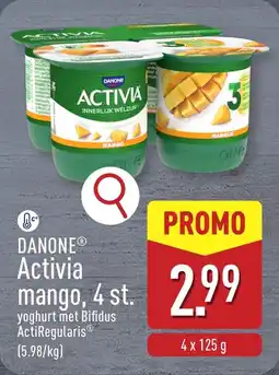 ALDI Danone Activia Mango aanbieding