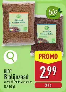 ALDI Bio Lijnzaad aanbieding