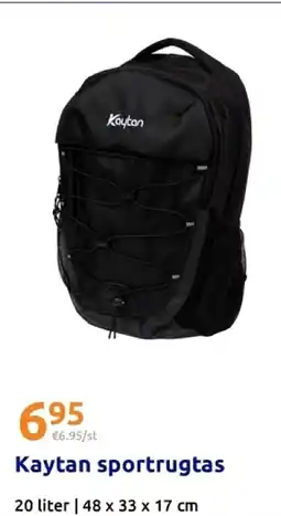 Action Kaytan sportrugtas aanbieding
