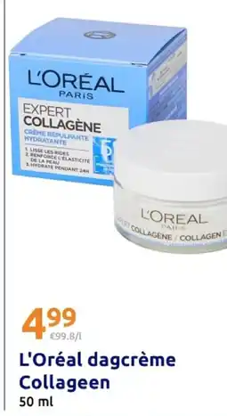 Action L'Oréal dagcrème Collageen aanbieding