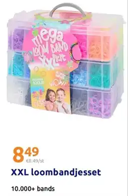 Action XXL loombandjesset aanbieding