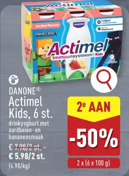 ALDI Danone Actimel Kids aanbieding