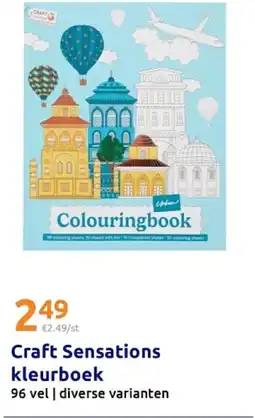 Action Craft Sensations kleurboek aanbieding