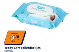 Action Teddy Care toiletdoekjes aanbieding