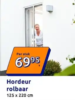 Action Hordeur rolbaar aanbieding