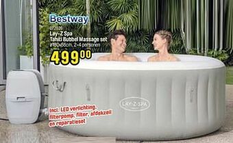 Happyland Lay-z spa tahiti bubbel massage set aanbieding