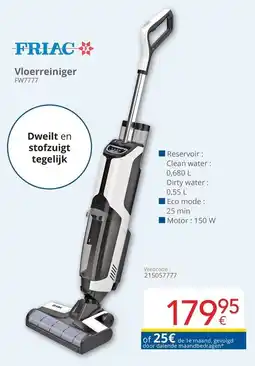 Eldi Friac Vloerreiniger FW7777 aanbieding
