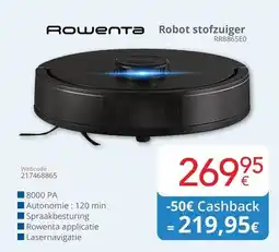 Eldi Rowenta Robot stofzuiger RR8865E0 aanbieding