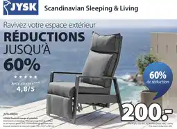 Jysk Jutlandia vonge fauteuil lounge d'extérieur aanbieding