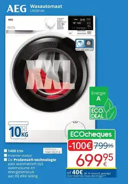 Eldi AEG Wasautomaat LR63R144 aanbieding