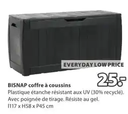 Jysk Bisnap coffre à coussins aanbieding