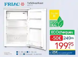 Eldi Friac Tafelkoelkast KK1711 aanbieding