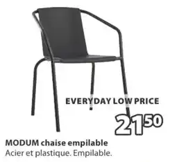 Jysk Modum chaise empilable aanbieding