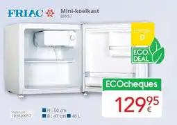 Eldi FRIAC Mini-koelkast BKK57 aanbieding