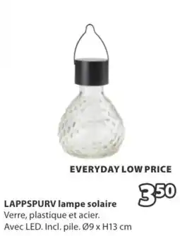 Jysk Lappspurv lampe solaire aanbieding