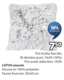 Jysk Lotus coussin aanbieding