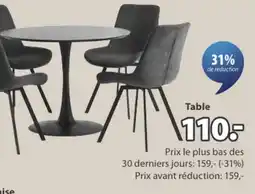 Jysk RINGSTED table aanbieding