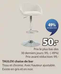 Jysk Taulov chaise de bar aanbieding