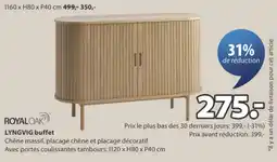 Jysk Royal oak lyngvig buffet aanbieding