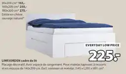 Jysk Limfjorden cadre de lit aanbieding