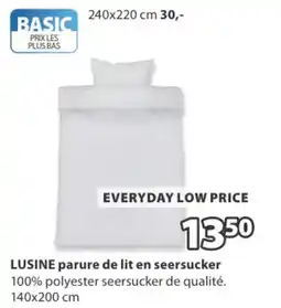 Jysk Lusine parure de lit en seersucker aanbieding