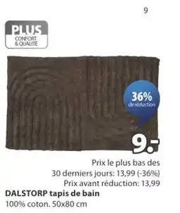 Jysk Dalstorp tapis de bain aanbieding