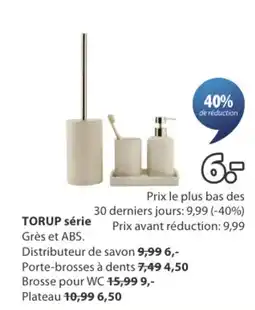 Jysk Torup série aanbieding