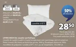 Jysk Living medical couette synthétique aanbieding