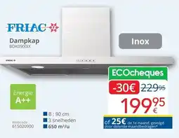 Eldi Friac Dampkap BDK0900IX aanbieding