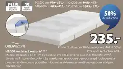Jysk HEGGA matelas à ressorts aanbieding