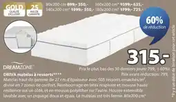 Jysk Driva matelas a ressorts aanbieding