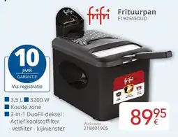 Eldi frifri Frituurpan F1905ASDUO aanbieding