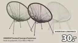 Jysk UBBERUP fauteuil lounge d'extérieur aanbieding