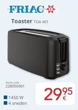 Eldi Friac Toaster TOA 401 aanbieding