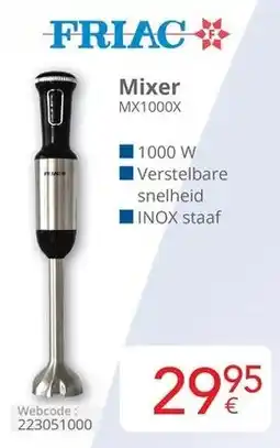 Eldi Friac Mixer MX1000X aanbieding