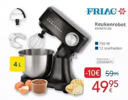 Eldi Friac Keukenrobot KM4075 BK aanbieding