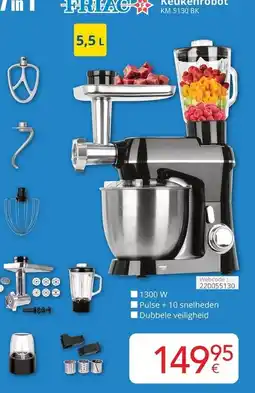 Eldi Friac keukenrobot KM 5130 BK aanbieding