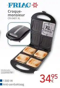 Eldi Friac Croquemonsieur CR-0401 XL aanbieding