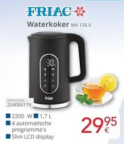 Eldi Friac Waterkoker WK 176 X aanbieding