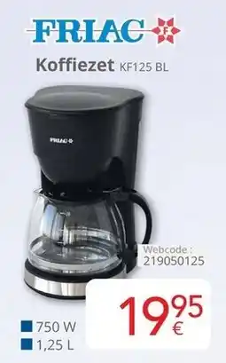 Eldi Friac Koffiezet KF125 BL aanbieding