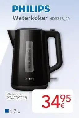 Eldi PHILIPS Waterkoker HD9318_20 aanbieding