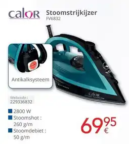 Eldi calor Stoomstrijkijzer FV6832 aanbieding