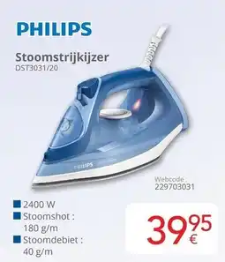 Eldi Philips Stoomstrijkijzer DST3031/20 aanbieding