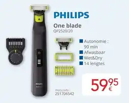 Eldi Philips one blade QP2520/20 aanbieding