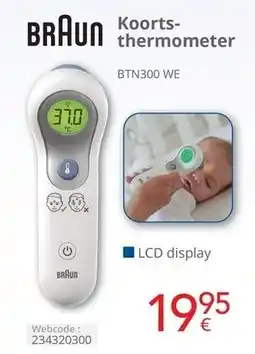Eldi Braun koorts thermometer BTN300 WE aanbieding