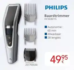 Eldi Philips Baardtrimmer HC5630/15 aanbieding