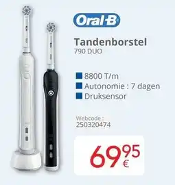 Eldi Oral-B Tandenborstel 790 DUO aanbieding