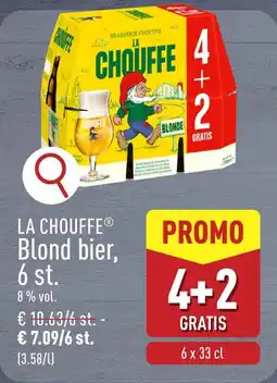 ALDI La Chouffe Blond Bier 8% vol aanbieding